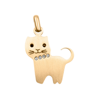 Cica charm - Gold / 4.8mm