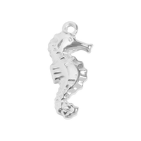 Csikóhal charm - Silver / 9mm x 20mm