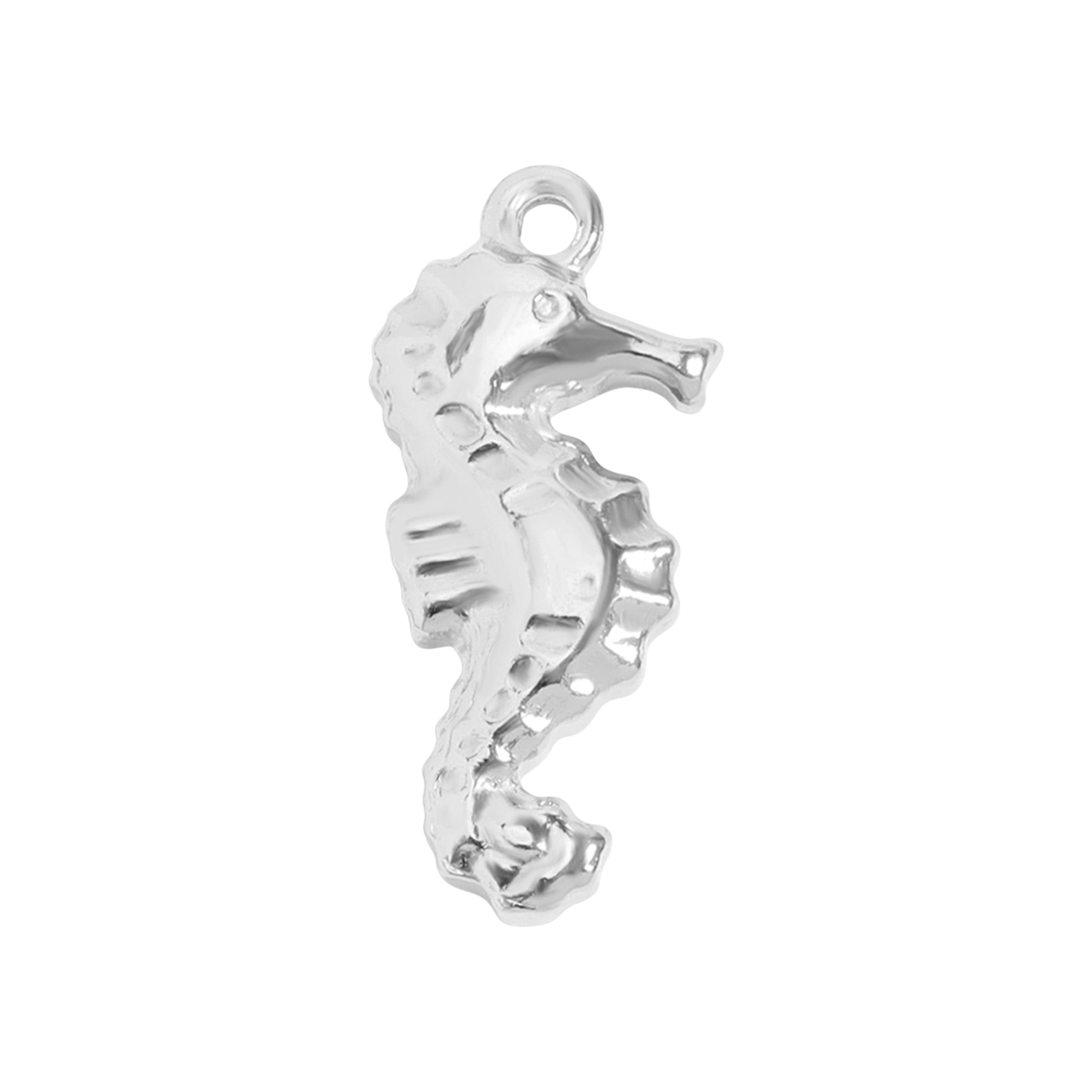 Csikóhal charm ezüst színű óceáni varázs, hipoallergén
