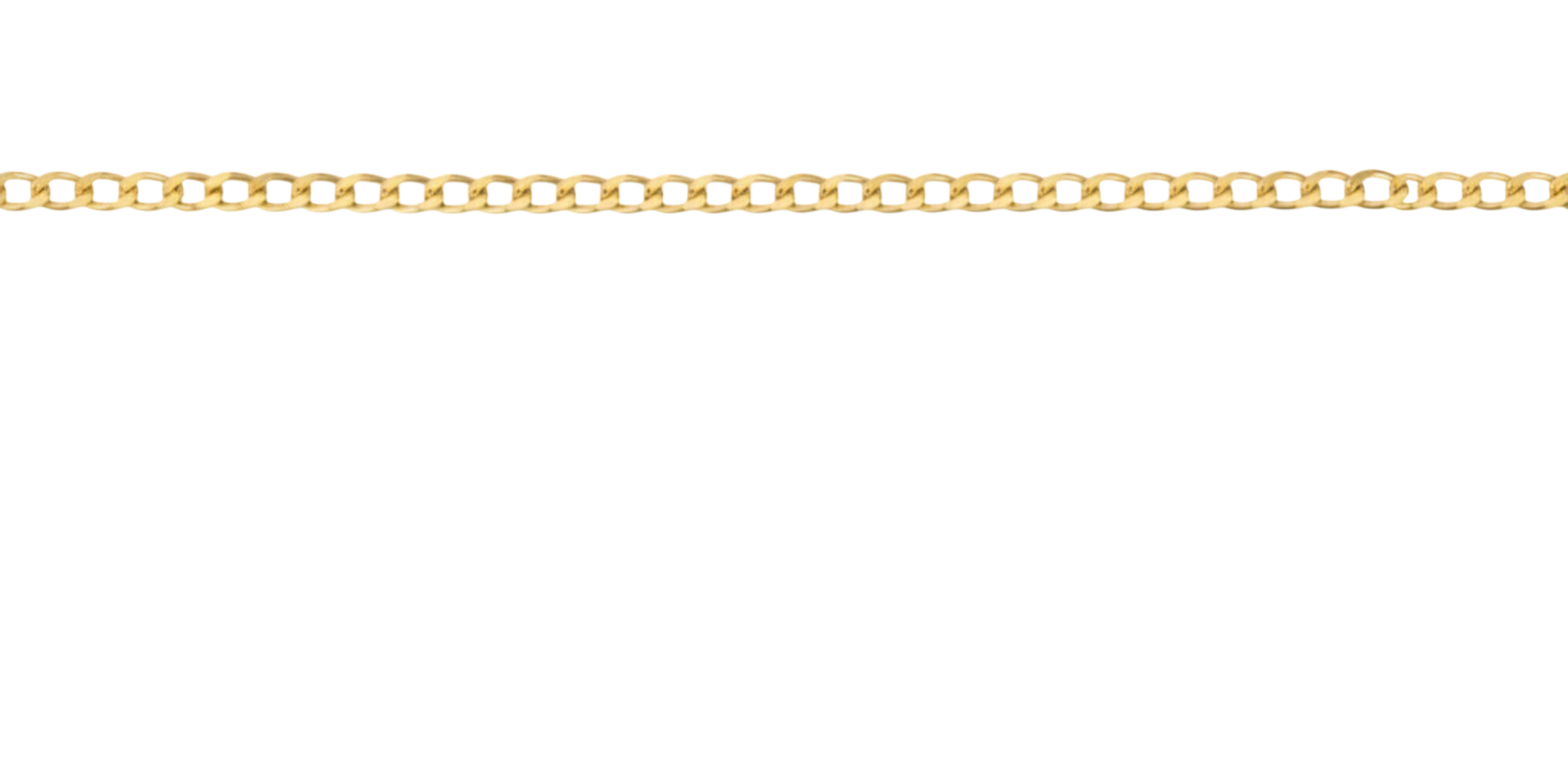 Arany curb karkötő 18K PVD bevonattal, rozsdamentes acél, hipoallergén
